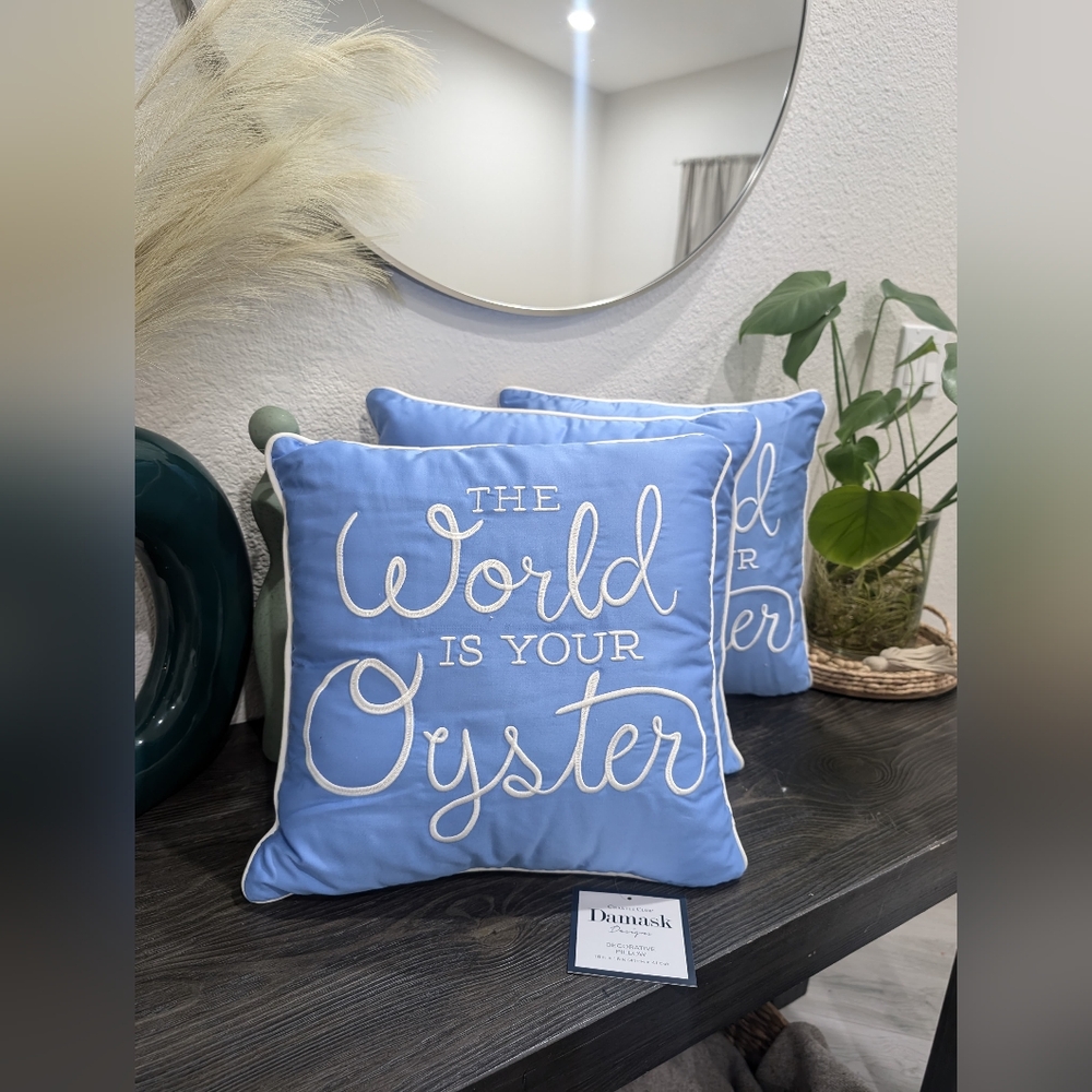 Charter Club Damask Designs Oyster Decorative Pillow, 16" x 16"